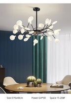 Lustre Chambre Bébé — Noir B 30 ampoules