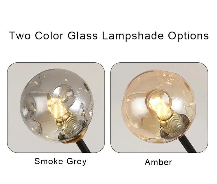 Lustre Globe Verre — Plafonnier Boule Moderne