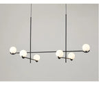 Lustre Noir Moderne — Verre