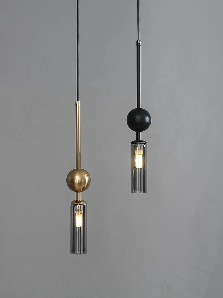 Lustre Luxe Nordique Art — Fer Or et Noir LED — Restaurant et Chambre