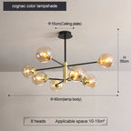 Lustre Boule Verre Design — Transparent Applique