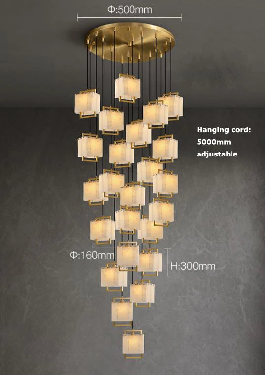 Lustre Tendance Salon — Marbre
