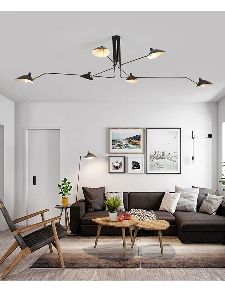 Plafonnier Salon Moderne — Plafonnier Nordique Design