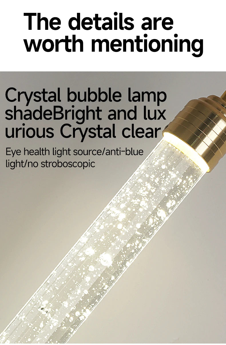 Suspension Cristal Luxe 35cm - Lustre Élégant LED