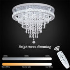 Lustre Led — Plafonnier LED Cristal