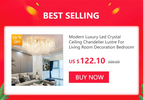 Lustre Cristal Salon — Chambre