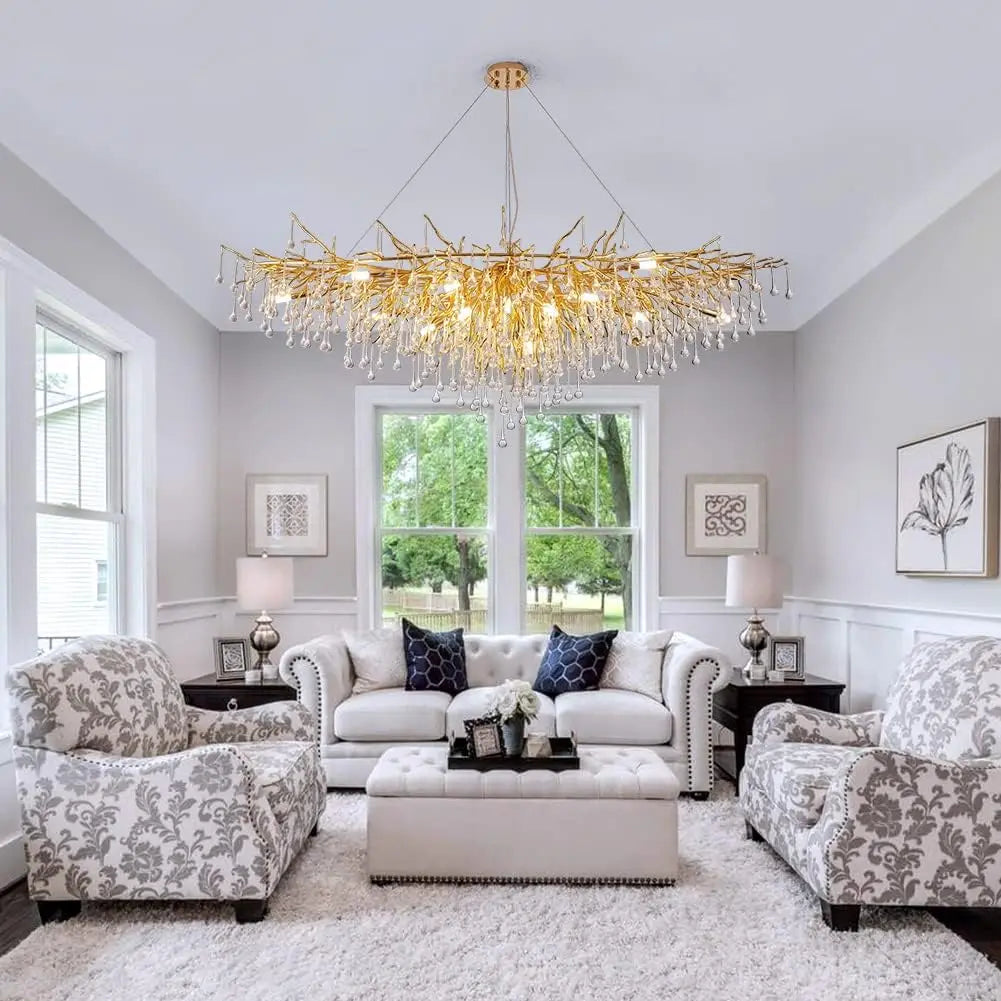 Lustre Cristal Salon — Nordique