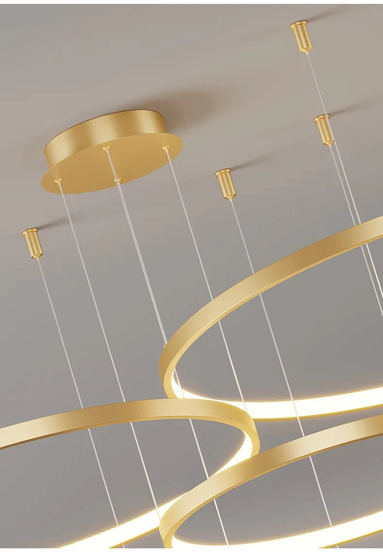 Lustre Salon Industriel — Moderne