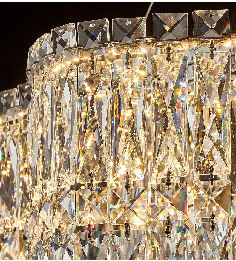 Lustre Salon Noir — Cristal