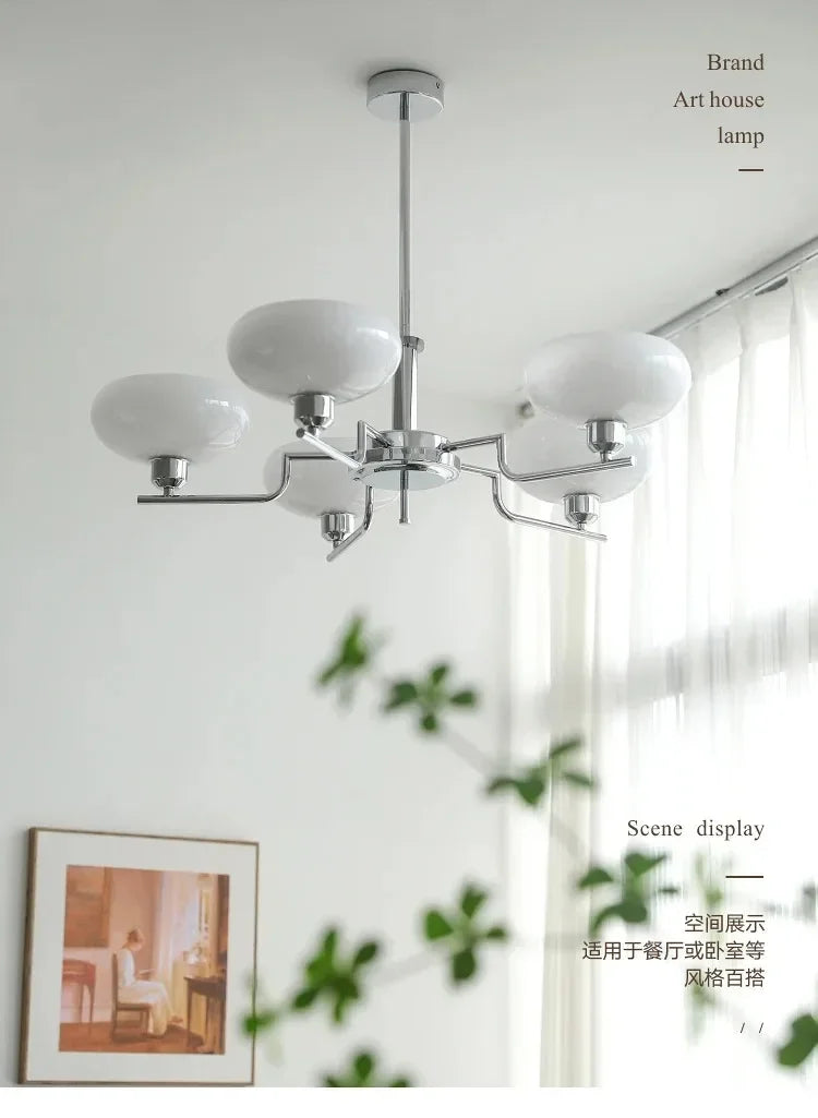 Lustre Vintage Industriel — Verre