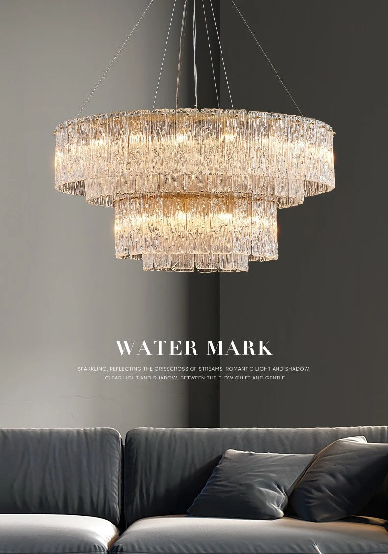 Lustre Moderne Design — Verre