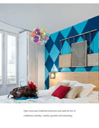 Lustre Coloré — Plafonnier Nordique Design