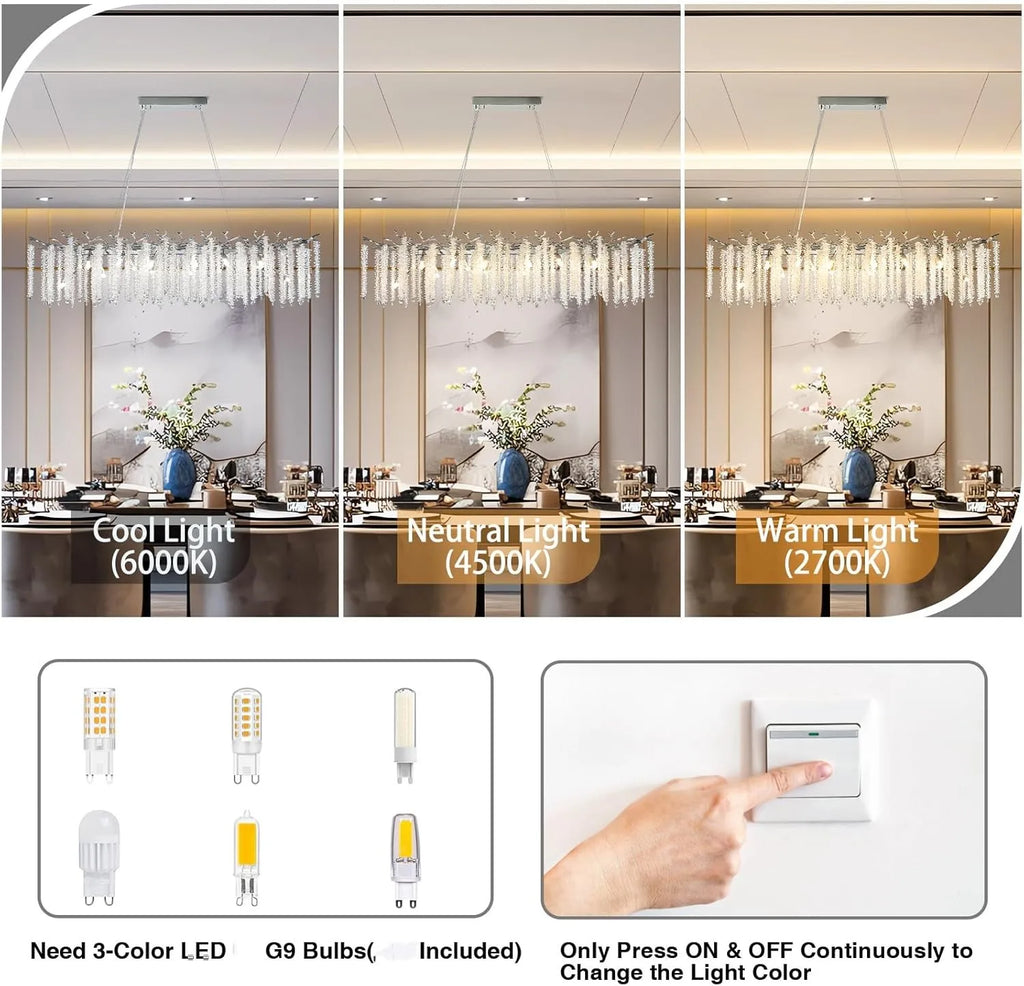 Lustre Cristal Salon
