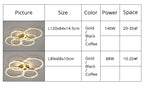 Lustre Chambre Adulte — Doré 3 anneaux