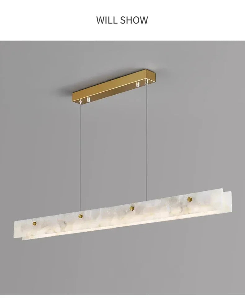 Lustre Contemporain — Marbre