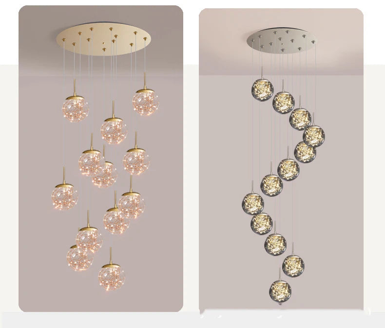 Lustre Salle à Manger Moderne — Cristal