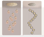 Lustre Salle à Manger Moderne — Cristal