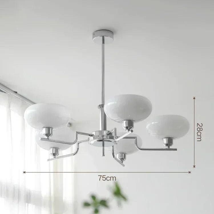 Lustre Vintage Industriel — Verre
