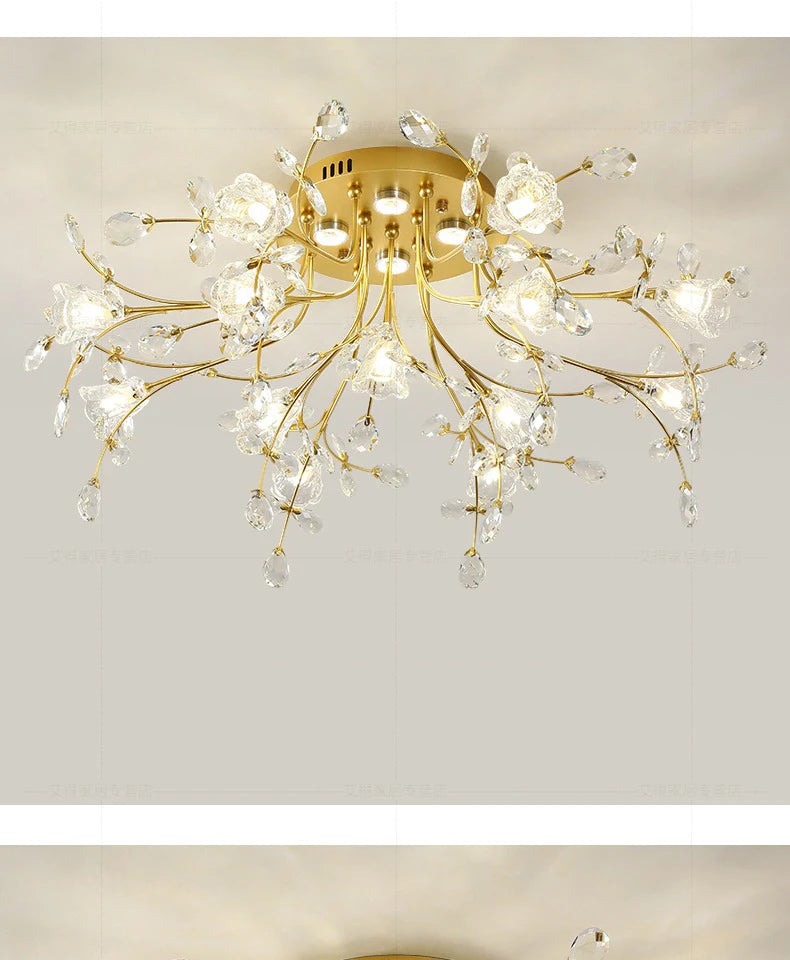 Lustre en Cristal Pas Cher — Nordique