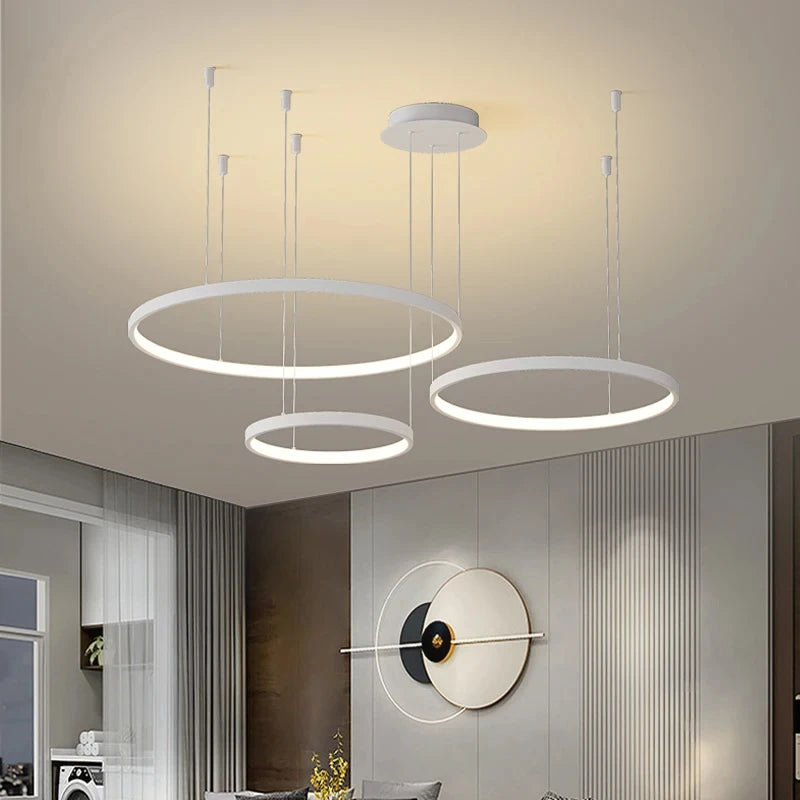 Lustre Salon Industriel — Moderne