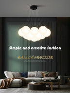 Lustre Blanc Moderne — Salon