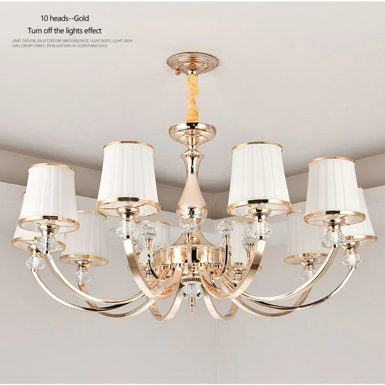 Lustre Luxe Cristal — Salon