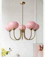 Lustre Chambre Adulte — LED — B argent 5 ampoules