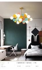 Lustre Araignée Design — Moderne — 10 ampoules blanc