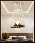 Lustre Cristal Moderne — Escalier