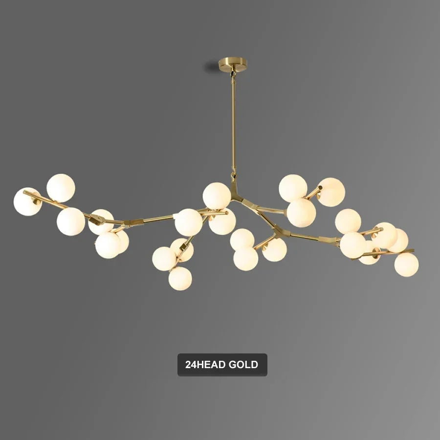 Lustre Boule Design — 5 pièces Ampoule G9 3000K