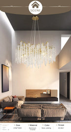 Lustre Cristal Ancien — Métal