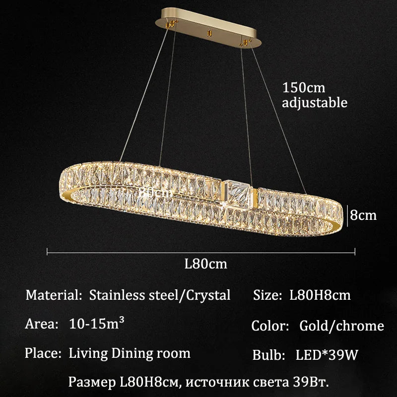 Lustre Cristal Ancien — Moderne