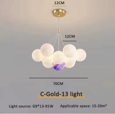 Lustre Bulle — Plafonnier Nordique Design