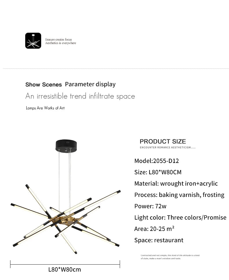 Lustre Cuisine Industriel — Plafonnier Nordique Design