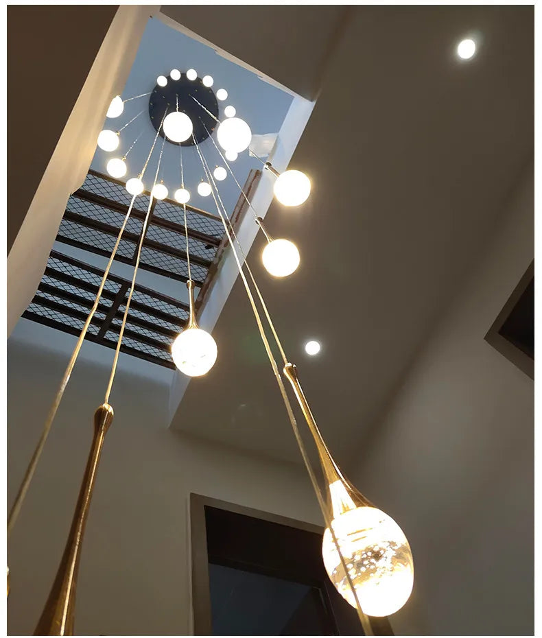 Lustre Salon Moderne — Cristal