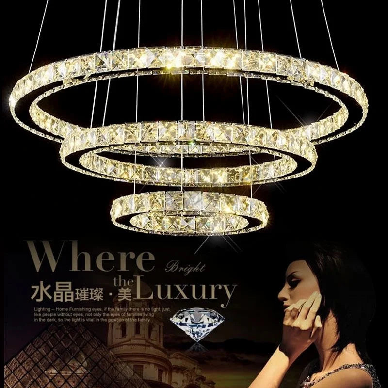 Lustre Cristal Moderne