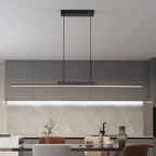 Lustre Salon Design Moderne Long — Salle à Manger et Cuisine — Minimaliste