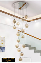 Lustre Salle à Manger Moderne — Cristal