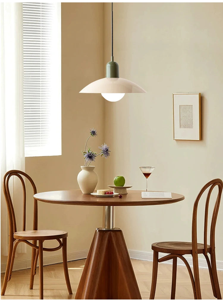 Lustre Nordique Macaron Design — Salle à Manger et Bureau — Style Bauhaus