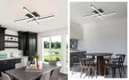 Lustre Salon Moderne — Noir