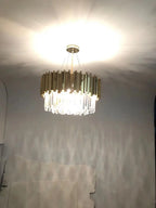 Lustre en Cristal Pas Cher — Métal