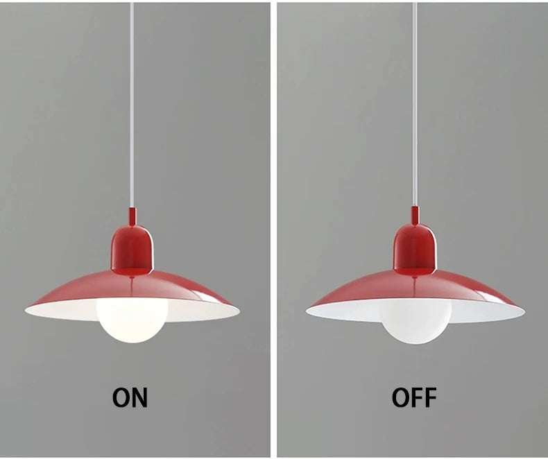 Lustre Nordique Macaron Design — Salle à Manger et Bureau — Style Bauhaus