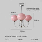 Lustre Chambre Adulte — LED — B argent 3 ampoules