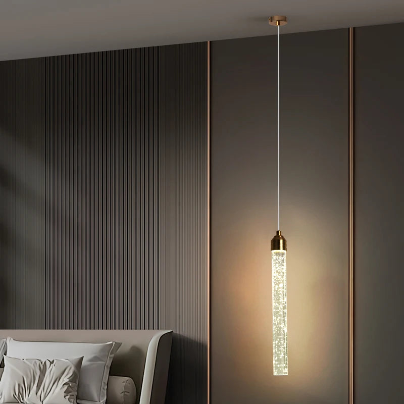 Suspension Cristal Luxe 35cm - Lustre Élégant LED