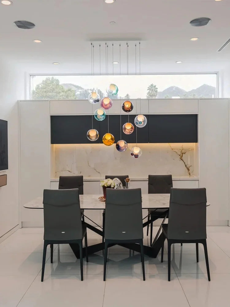 Lustre Design LED — Verre — 01 1 ampoule