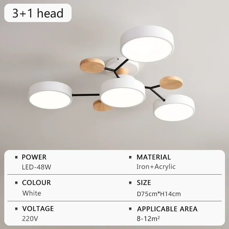 Lustre Scandinave — Salon