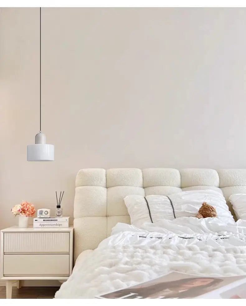 Suspension Verre Nordique Design Long — Chambre et Restaurant — E27