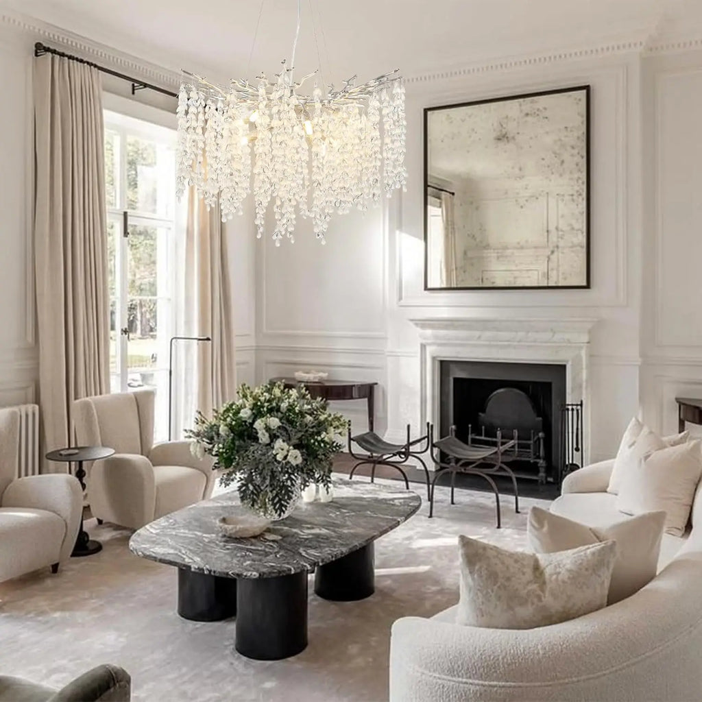 Lustre Cristal Salon — Chambre