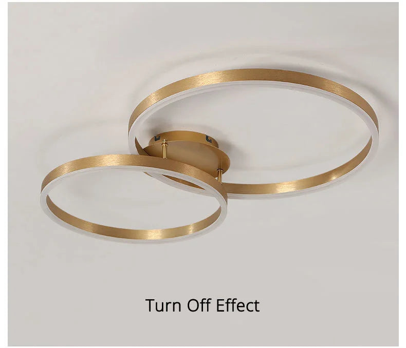 Lustre Chambre Ado — Plafonnier Anneau LED