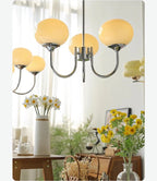 Lustre Chambre Adulte — LED — A doré 5 ampoules